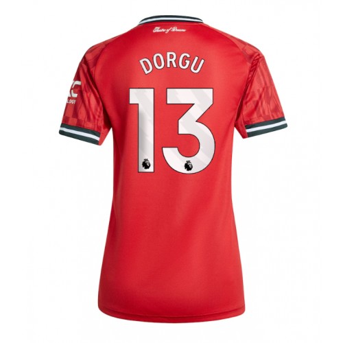 Manchester United Patrick Dorgu #13 Hemmatröja Kvinnor 2025-26 Kortärmad